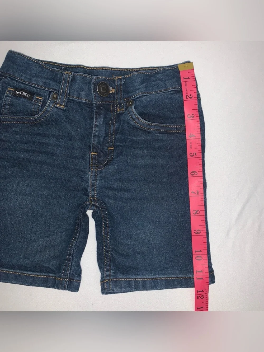 Boys Dark Blue Denim Shorts Size 3t